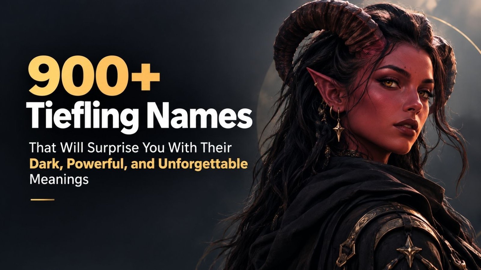 900+ Tiefling Names That Will Surprise You With Their Dark, Powerful, and Unforgettable Meanings