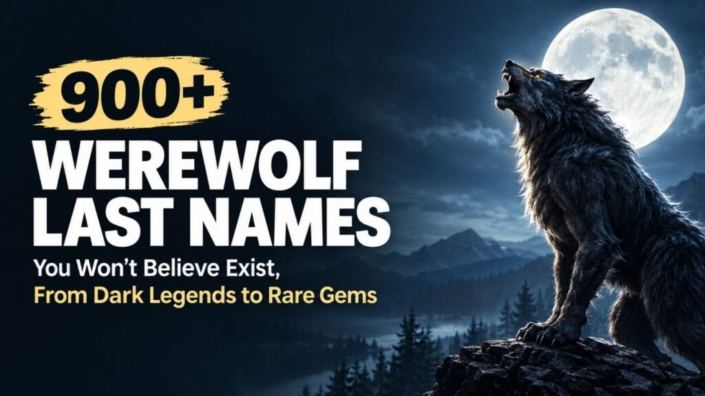 900+ Werewolf Last Names You Won’t Believe Exist, From Dark Legends to Rare Gems