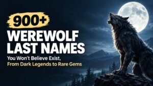 900+ Werewolf Last Names You Won’t Believe Exist, From Dark Legends to Rare Gems