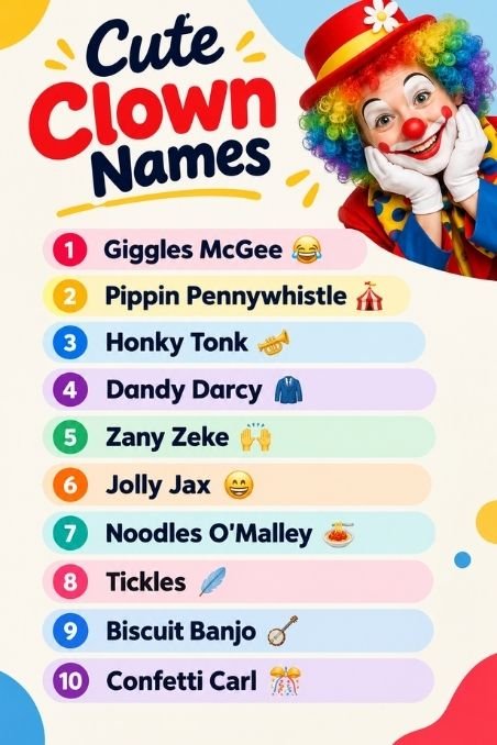Cute Clown Names