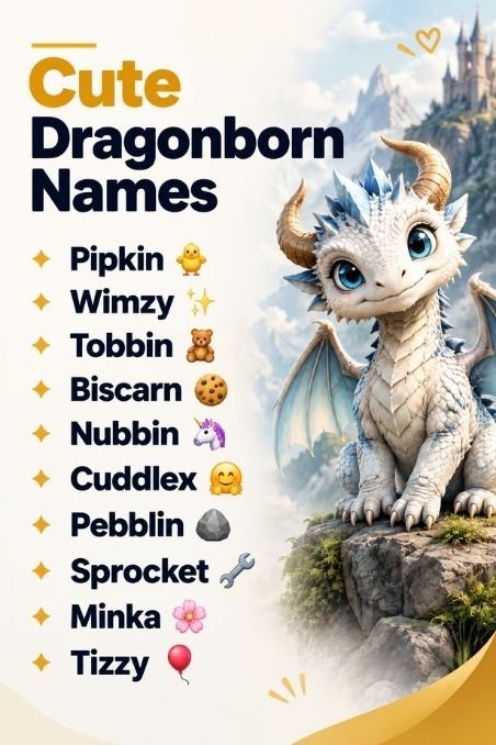 Cute Dragonborn Names
