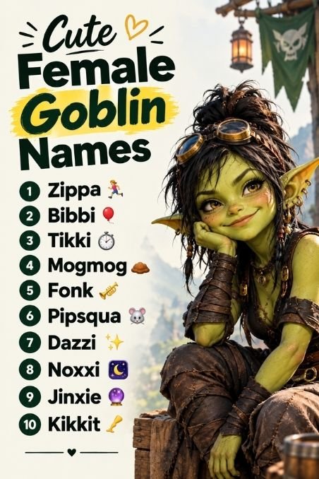 Cute Female Goblin Names