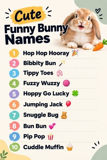 Cute Funny Bunny Names