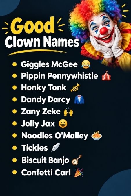 Good Clown Names