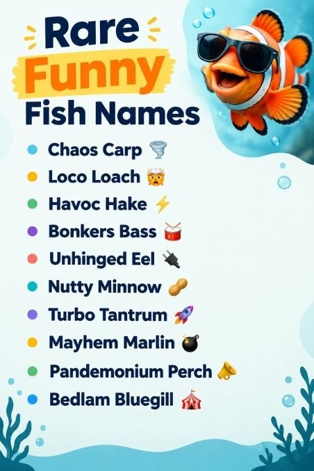 Rare Funny Fish Names